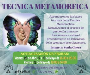 TECNICA METAMORFICA MASAJE tikun centro del bienestar cullar vega granada andalucia españa