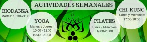 actividades clases dirigidas tikun centro del bienestar yoga kundalini chikung pilates biodanza cullar vega granada andalucia