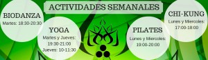 actividades clases dirigidas tikun centro del bienestar yoga kundalini chikung pilates biodanza cullar vega granada andalucia