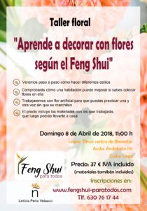 Curso Aprende a decorar con Flores según Feng Shui tikun centro del bienestar
