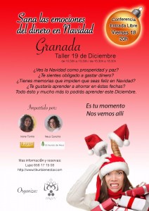 taller sana las emociones del dinero en navidad granada neus sanchis e irene tormo