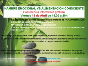 hambre emocional vs alimentación consciente tikun centro del bienestar granada